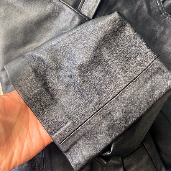 🖤 BLACK LEATHER PANTS! - Picture 10 of 11